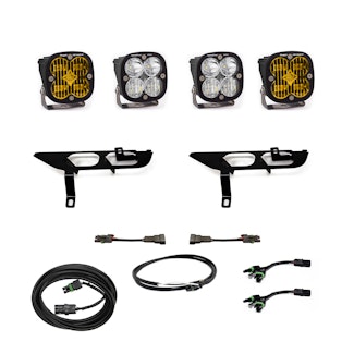 Baja Designs 447698UP Fog Pocket Kit SAE Amber/Sport DC W/ Upfitter