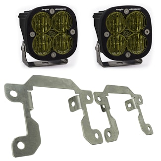 Baja Designs 447716 Fog Pocket Kit, Squadron SAE Amber