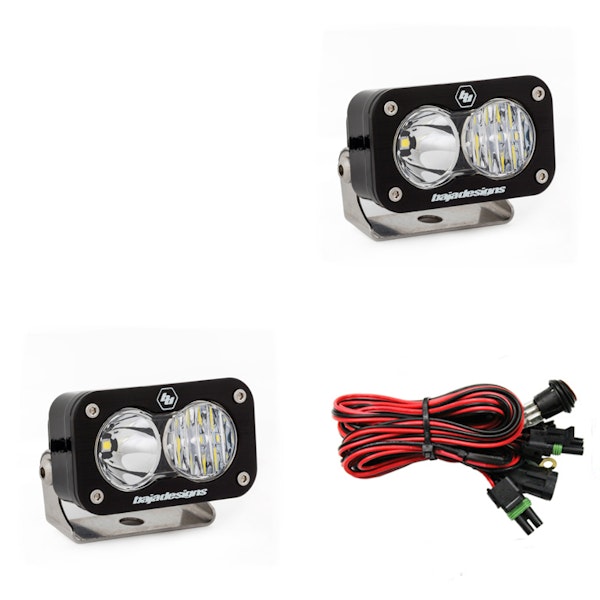 Baja Designs 487803 LED Light Pods Driving Combo Pattern Pair S2 Pro Series