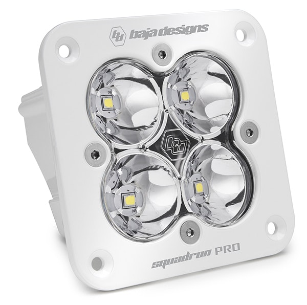 Baja Designs 491001WT Squadron Pro White Flush Mount LED Auxiliary Light Pod
