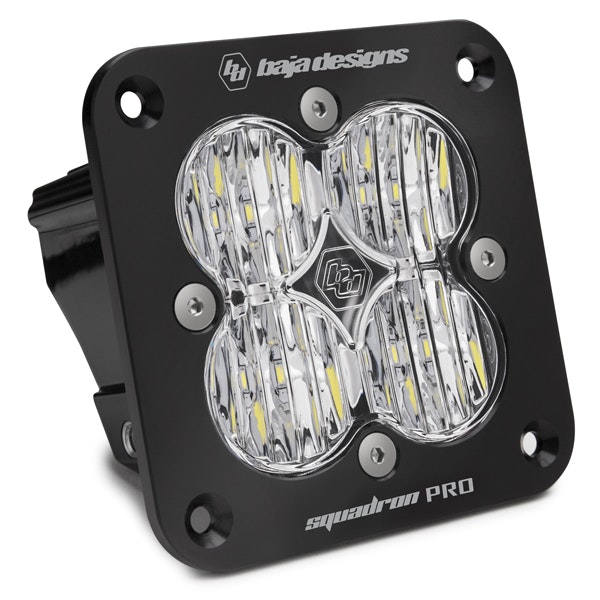 Baja Designs 491005 Squadron Pro Black Flush Mount LED Auxiliary Light Pod