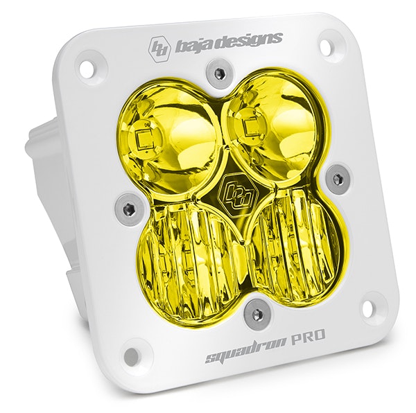 Baja Designs 491013WT Squadron Pro White Flush Mount LED Auxiliary Light Pod