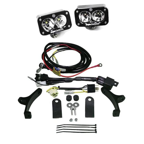 Baja Designs 4970014R Motorcycle Squadron Pro (D/C) Headlight Kit w/ Shell