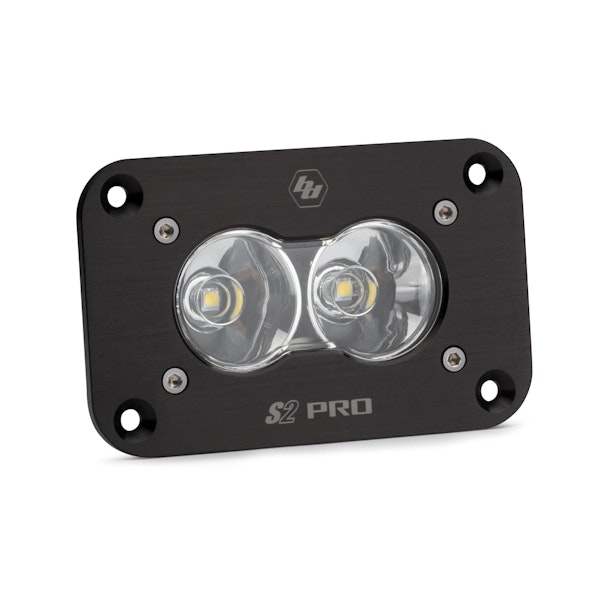 Baja Designs 541006 LED Work Light Clear Lens Work/Scene Pattern Flush Mount Each S2 Sport