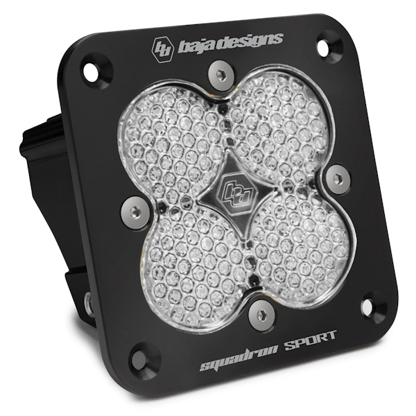 Baja Designs 551006 Squadron Sport Black Flush Mount LED Auxiliary Light Pod
