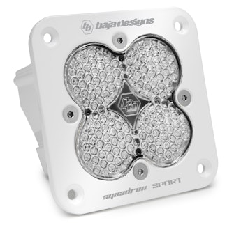 Baja Designs 551006WT Squadron Sport White Flush Mount LED Auxiliary Light Pod