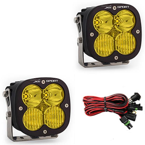 Baja Designs 567813 LED Light Pods Amber Lens Driving Combo Pattern Pair XL Sport Series