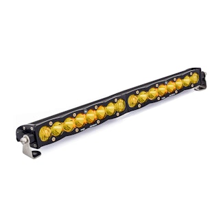 Baja Designs 702013 20 Inch LED Light Bar Single Amber Straight Driving Combo Pattern S8 Series