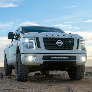 Baja Designs 17-18 Nissan Titan Sport Fog Pocket Kit main image 1