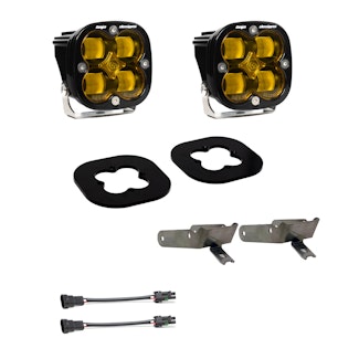 Baja Designs 447731 Ford Super Duty (11-16) Fog Pocket Kit SAE Amber Baja Designs