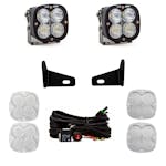 Baja Designs 447804 XL80 A-Pillar Kit, Maverick X3 Driving/Combo Clear Baja Designs