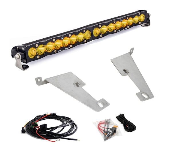Baja Designs 448077 Toyota Tundra 20 Inch S8 Behind Bumper Kit Amber Baja Designs