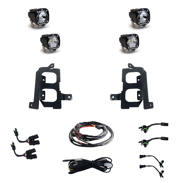 Baja Designs 448085 GMC 1500 (19-On) Clear Spot/Clear W/C FPK Baja Design