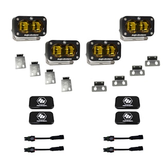 Baja Designs 448171 Ford Raptor S2 SAE Dual Fog Pocket Kit