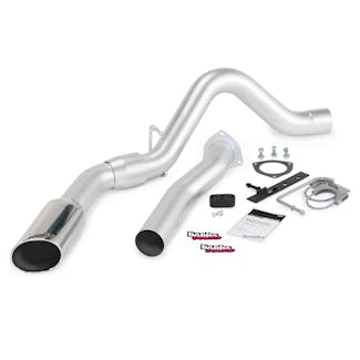 Banks Power 47784 Monster Exhaust System; Single; S/S-Chrome Tip-07-10 Chevy 6.6L LMM; ECSB-CCLB