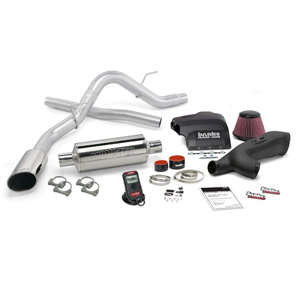 Banks Power 48494 Stinger System; S/S-Chrome Tip-11-14 Ford F-150; 3.5L EcBst-RCSB/CCSB/CCLB