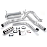 Banks Power 48653 Monster Exhaust System; S/S-Chrome Tip-2000-03 Ford 7.3L; Excursion