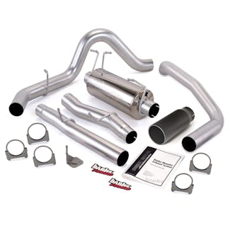 Banks Power 48784-B Monster Exhaust System; S/S-Black Tip-2003-07 Ford 6.0L; Ecsb