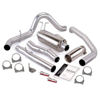 Banks Power 48785 Monster Exhaust System; S/S-Chrome Tip-2003-07 Ford 6.0L; CCSB