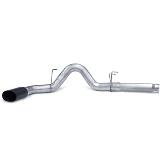 Banks Power 49779-B Monster Exhaust; 5.0in. Single; S/S-Black Tip-2010-12 Ram