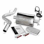 Banks Power 51315 Monster Exhaust System; S/S-Chrome Tip-2004-06 Jeep 4.0L Wrnglr Unltd
