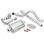 Banks Power 51321 Monster Exhaust System; S/S-Chrome Tip-07-11 Jeep 3.8L Wrangler-2Dr
