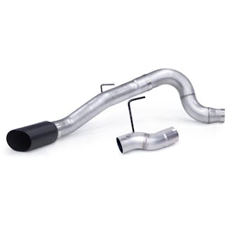 Banks Power 49778-B Monster Exhaust; 5.0in. Single; S/S-Black Tip-2013-18 Ram 6.7L; Mega-Cab SB