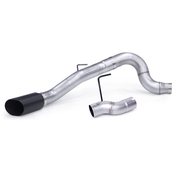 Banks Power 49778-B Monster Exhaust; 5.0in. Single; S/S-Black Tip-2013-18 Ram 6.7L; Mega-Cab SB