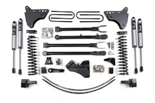 BDS Suspension BDS339FS 05-07 F250-F350 Gas 6/4.5 4-Lk block and Add-a-leaf