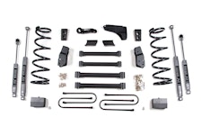 BDS Suspension BDS284H 08 Dodge Diesel engine 6/4 block  with 3-halfin. axle