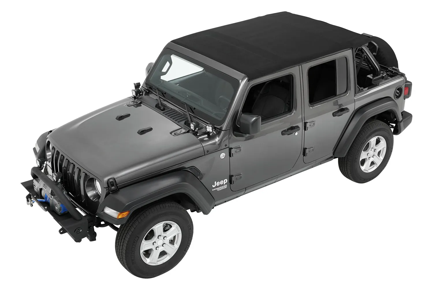 Bestop 56863-35 Trektop - Jeep '18-26 Wrangler JL 4-Door (Black