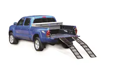 Better Built 25810067 Black Steel Center Folding Straight Loading Ramp (750lb Each)-30 SFR