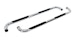 Big Country Truck Accessories 371764 3" Round Side Bars Stainless Steel Polished