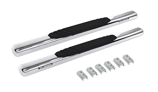 Big Country Truck Accessories 394201526 4" WIDESIDER Platinum Kit: Bars + Brackets Stainless Steel Polished