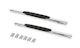 Big Country Truck Accessories 394224526 4" WIDESIDER Platinum Kit: Bars + Brackets Stainless Steel Polished