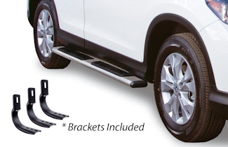 Big Country Truck Accessories 395201876 5" WIDESIDER Platinum Kit: Bars + Brackets Stainless Steel Polished