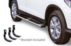 Big Country Truck Accessories 395201526 5" WIDESIDER Platinum Kit: Bars + Brackets Stainless Steel Polished