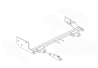 Blue Ox BX1124 Tow Bar Base Plate, Jeep Wrangler(Rs Steerg)