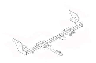Blue Ox BX1510 Tow Bar Base Plate, Buick Terraza