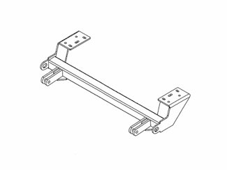 Blue Ox BX1616 Tow Bar Base Plate, S-10 Pickup 4Wd