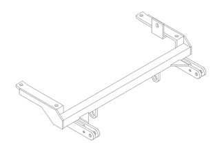 Blue Ox BX1625 Tow Bar Base Plate, S10 Pickup 2Wd