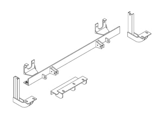 Blue Ox BX1903 Tow Bar Base Plate, Dodge Omni Sedan E13