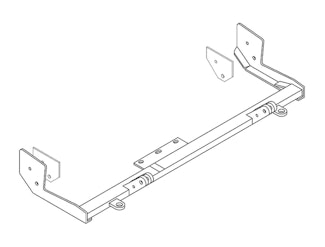 Blue Ox BX1920 Tow Bar Base Plate, Smmtexpocolt Vista E13