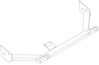 Blue Ox BX1922 Tow Bar Base Plate, Dodge/Plymouth Colte13