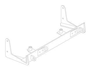 Blue Ox BX2106 Tow Bar Base Plate, Ford Festiva    E13