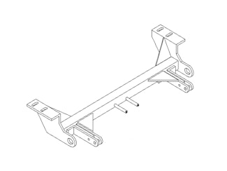 Blue Ox BX2907 Tow Bar Base Plate, Lexus Lx470 E13