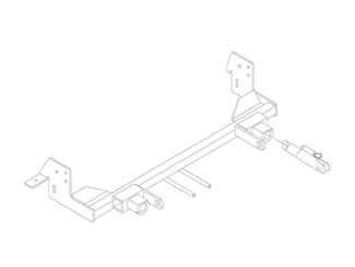 Blue Ox BX3323 Tow Bar Base Plate, Saturn L Series