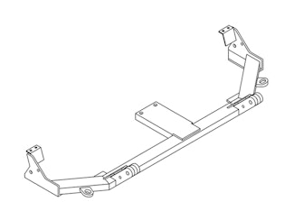 Blue Ox BX3725 BASE PLATE; TOYOTA COROLLA/GEO PRIZ