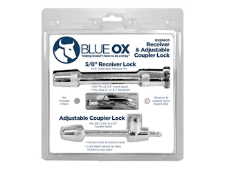 Blue Ox BX88403 Kit, Pin Style Coupler Lock And 5/8 X 3 1/2 Receiver Lock (Tm5123)