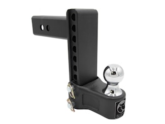Blue Ox BXH12271 Adjustable Ball Mount, 2-1/2" Receiver, 7" Drop/Rise, 12K Rated